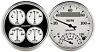 1203 Auto Meter Old Tyme White Ii Gauge Combo 046074012037
