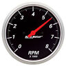1499 Autometer Designer Black Tachometer In Rpm Electric 046074014994
