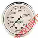 1632 Auto Meter Old Tyme White Mechanical Water Temperature Gauge 2 1 16