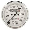 1693 Autometer Auto Meter Old Tyme White Mechanical Speedometer 046074016936