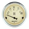 1827 Auto Meter Oil Pressure Gauge Psi Air Core Antique Beige 1827 Auto Meter Oil Pressure Gauge Psi Air Core Antique Beige