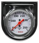 Sp0f000045 2 Gauge " Bosch Fst8207 White Bezel Temperature Chrome Mechanical Water Oil