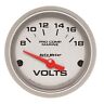 200756-33 Autometer Auto Meter Marine Electric Voltmeter Gauge 046074142321