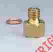 2277 Autometer Ls1 Ls2 Ls3 Ls7 Coolant Water Temp Gauge Adapter Fitting 1 8 Npt Shallow
