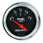 2517 Autometer Traditional Chrome Fuel Level Gauge Electrical 046074025174 2517 Autometer Traditional Chrome Fuel Level Gauge Electrical 046074025174