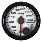 26-605w Holley Analog Style Series Transmission Temperature Gauge White 090127029800