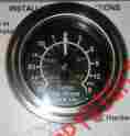 2701-90075y 30inhg-0-15psi Hg117 Ss White Instruments 2 Boost Vacuum Gauge Turbo Pressure Black Chrome Bezel 1 16