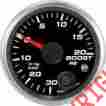 Gr-boost-01 30inhg-0-20psi Speedhut 2-1 16 Boost Vac Gauge W Warning