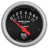 3327-m Autometer Auto Meter Electric Gauge For Oil Pressure With Black