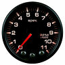 336328 Proparts Tachometer Rpm Black Face Plate Bezel Flat 336328 Proparts Tachometer Rpm Black Face Plate Bezel Flat