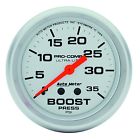 4404 Auto Meter Ultra-lite Mechanical Boost Gauge 046074044045