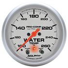 4454 Auto Meter Ultra-lite Electric Water Temperature Gauge 046074044540