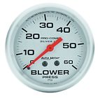4602 Blower Lfgs Auto Meter Pressure Gauge Silver Prices