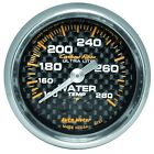 4731 Auto Meter Carbon Fiber Mechanical Water Temperature Gauge 046074047312