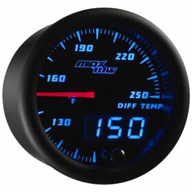 Mt-bdv22 52mm Black And Blue Max Tow 250 F Differential Temperature Gauge Mt-bdv22 52mm Black And Blue Max Tow 250 F Differential Temperature Gauge