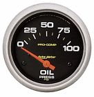 5427 Autometer 2-5 8 Pro-comp Analog Oil Pressure Gauge 046074054273