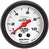 5711-m Auto Meter Phantom Fuel Pressure Gauge 046074134081