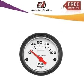 5727 Auto Meter 2-1/16inch Phantom Analog Oil Pressure Gauge 0-100 Psi