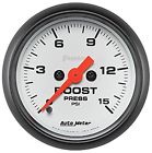 5750 Auto Meter Phantom Electric Boost Gauge 046074057502