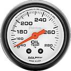 5841 Auto Meter Phantom Oil Temperature Gauge Mechanical 046074058417