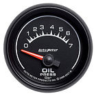5927-m Auto Meter Es Series Oil Pressure Gauge Electrical 046074140211