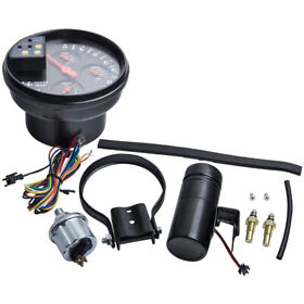 Wh3jtd 5inch Tachometer Rpm Oil Pressure Water Temperature Gauge 40 120 Celsius