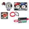 61-6001k Quickcar Racing Quick Car Complete Gauge Cluster Kit Includes Panel
