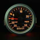 65650 Unbranded Carbon Fiber Face Mechanical Boost Vacuum Gauge Autometer 65650 Unbranded Carbon Fiber Face Mechanical Boost Vacuum Gauge Autometer