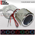 Dsg-ga-boost-27 7 Boost Meter Colored Charged Universal Gauge Display Smoke-tinted 2 Led " Turbo