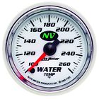 7355 Autometer Nv Electric Water Temperature Gauge 046074073557