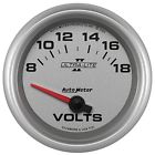 7791 Autometer Ii Voltmeter Volts Electrical 046074077913