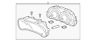78100-tl2-a02 Acura Genuine Meter Combination