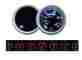 7clo-tr-nl Agg 2 52mm Turbo Boost 7 Color Led Gauge Pod Meter Universal Smoke Tinted