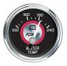 82753 Stewart Warner Power Electrical Water Temperature Gauge Dia