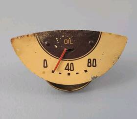 1505778 Ac New Nos Oil Pressure Gauge Dash Instrument Vintage Delco 1930s 1940s