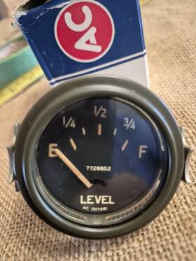 1517561 Ac 7728852 Vintage Jeep Fuel Level Gauge - Military Vehicle