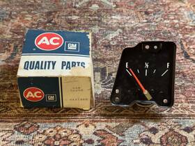 6431560 Ac Delco Nos Fuel Gauge Gm Gas Dash Meter Vintage Oem Usa Classic