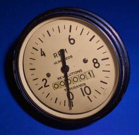 1536140 Ac Div. Of G.m.c. Nos Vintage 1940s Gmc Truck Mechanical Tachometer Inch Hundreds 0-10 #1536140