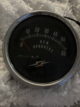 6469152 Ac Division Of Gm 1960s 1970s 0-6000 Rpm Tachometer For 6-cylinder # Marine