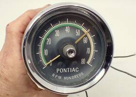 6411753 Ac Gauges Pontiac 8 000 Rpm Tachometer Oem 65-66 Fullsize Gm Muscle Car Gauge