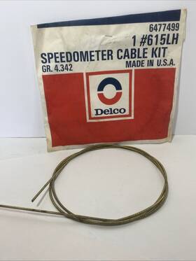 6477499 Acdelco 615lh Ac Delco Nos Gm 70ftft Speedometer Cable Kit - Corvette Chevelle Nova