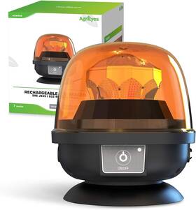 12-24v Agrieyes 766884090628 Magnetic Beacon Light Wireless Class I Portable Round Amber