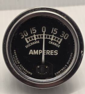 4010-5-2 American Standard Controls Division Vintage 60-0-60 Amp Gauge 2 Inch #4010-5-2 Made In Usa Analog