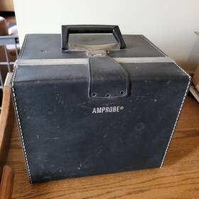 Lav21-t Amprobe Lav21 Ac Volt Ammeter Recorder Original Case - Untested Usa