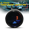 Asv77257 Matcc Car Psi Digital Blue Red Led Pressure Turbo Boost