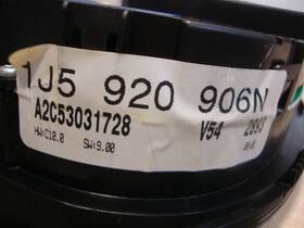 257-50422 Audi Speedometer Cluster Vin J 8th Digit 160 Mph Fits 04-05 Jetta
