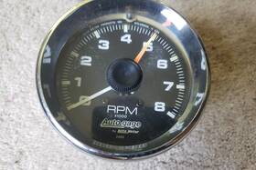 Auto Meter 046074023019 Tachometer 2300 Gage 0-8000 Rpm 3 1/2 Inch Vintage Chevy Ford Mopar