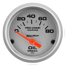 Auto Meter 046074137778 200744-33 Pro-comp Ultra Lite Marine Oil Pressure Gauge Diameter 2-1