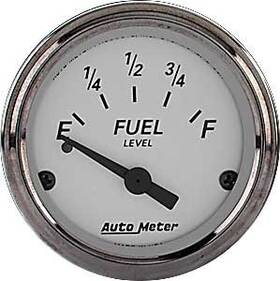 1907 Auto Meter American Platinum Fuel Level Gauge