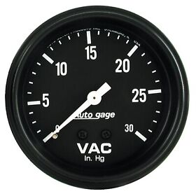 2317 Auto Meter Autogage Vacuum Gauge